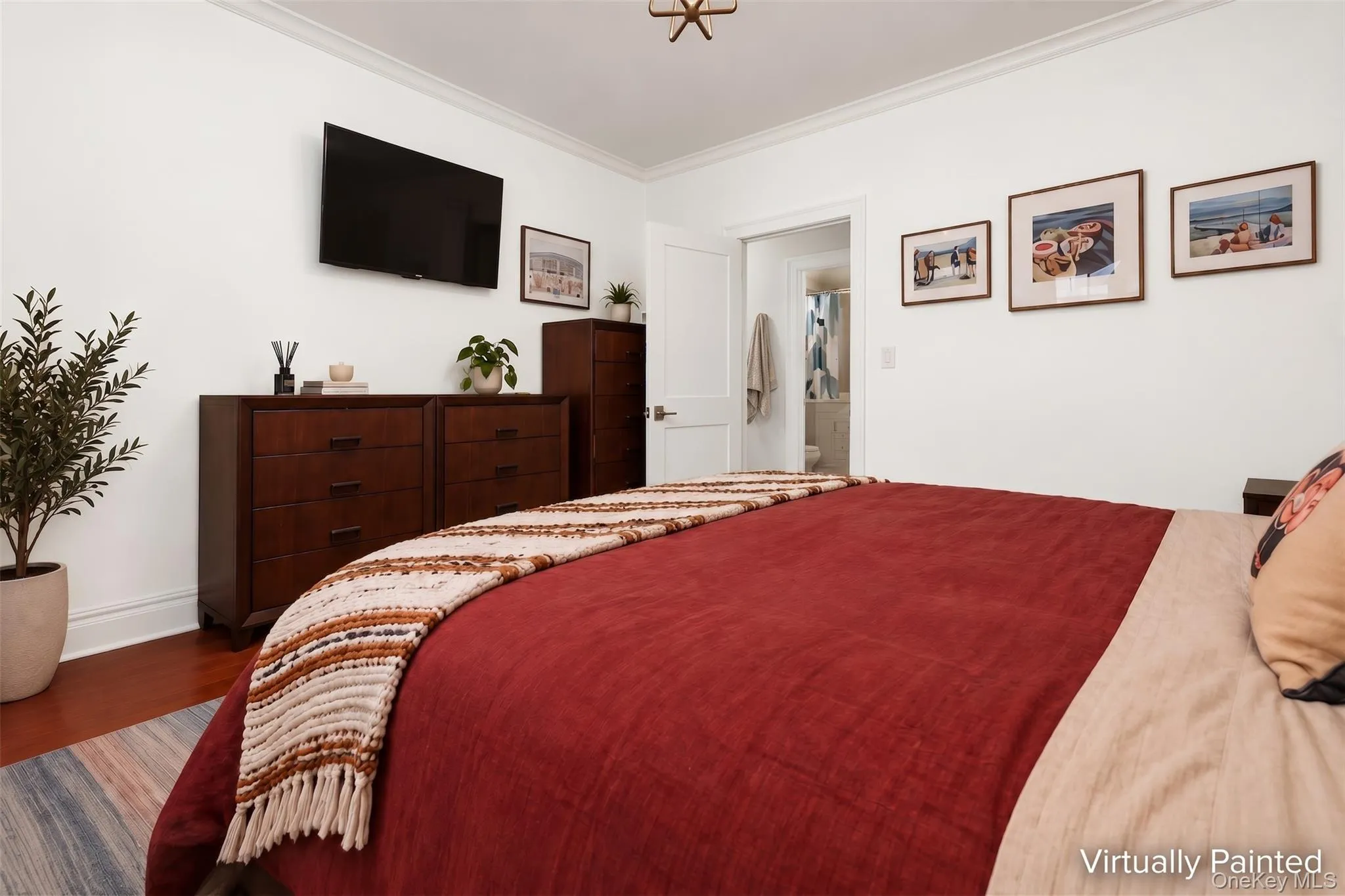 Bedroom 2 painted white virtually Bedroom 2 painted white virtually
