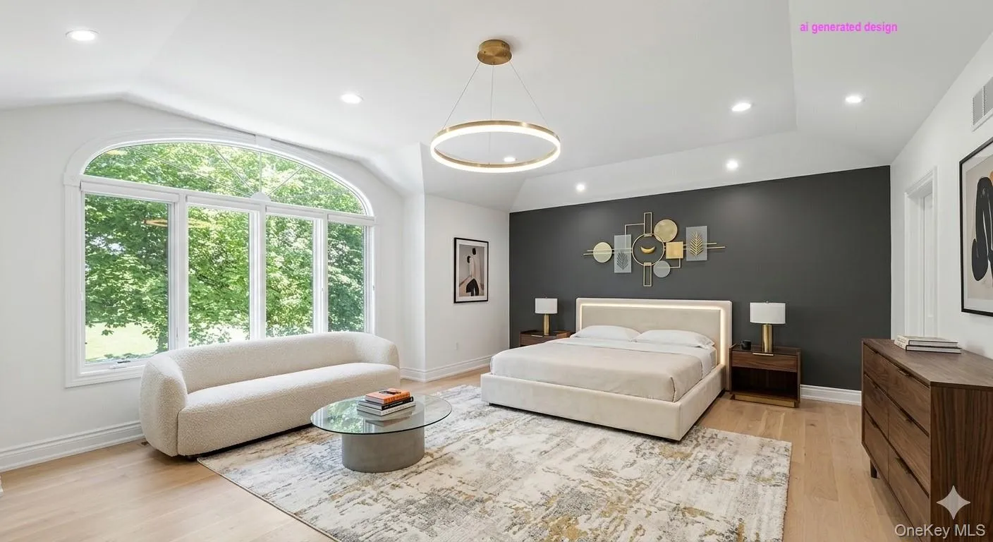 ai generated image. Updated using paint, lighting, hardwood refinishing and furniture ai generated image. Updated using paint, lighting, hardwood refinishing and furniture