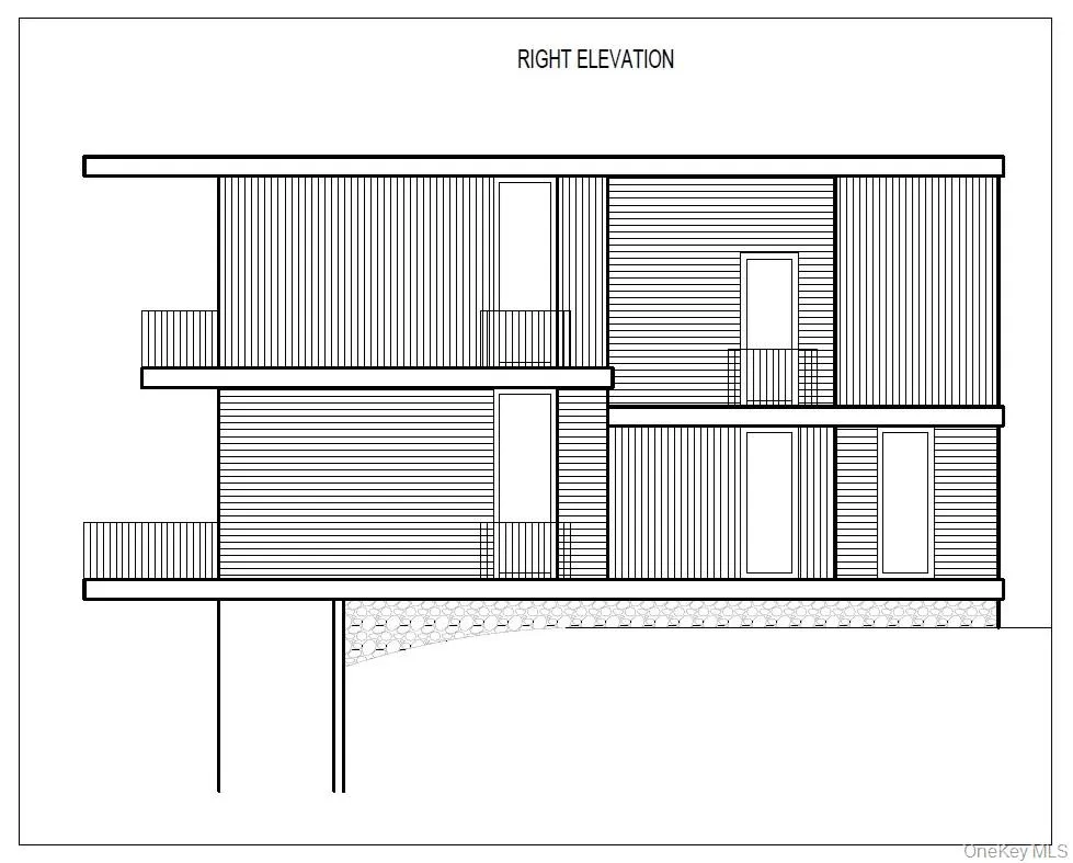 Right elevation. Right elevation.