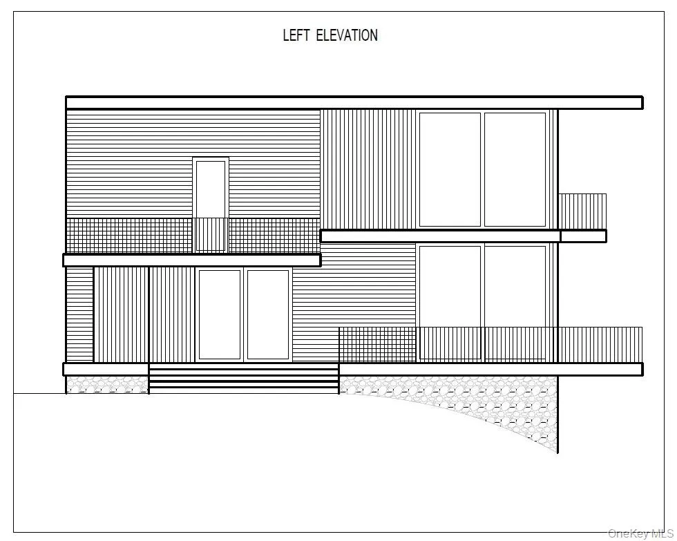 Left elevation. Left elevation.