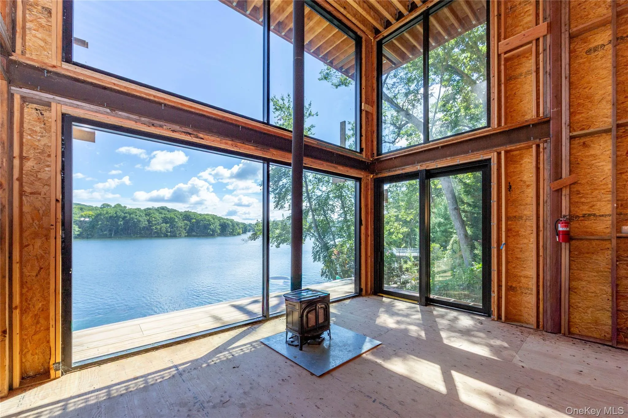 Framing ever-changing views of Whaley Lake from sunrise through sunset. Framing ever-changing views of Whaley Lake from sunrise through sunset.