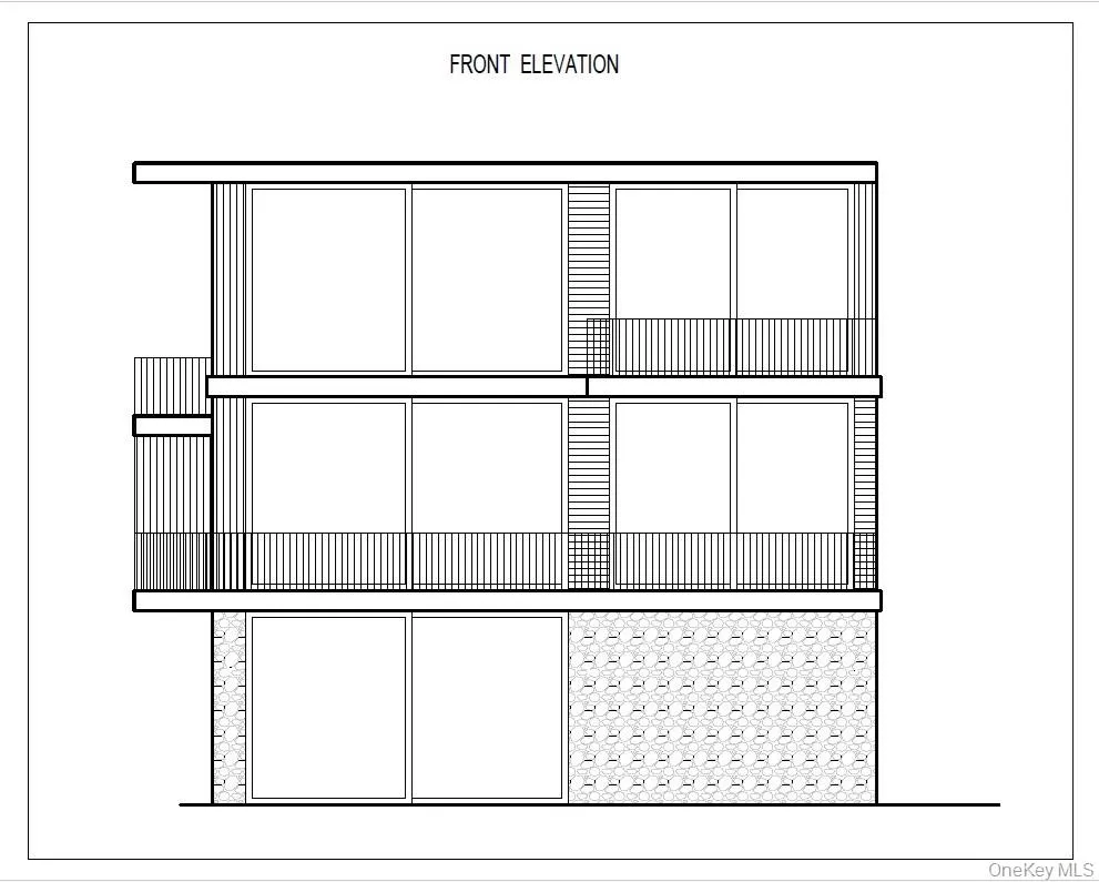 Front elevation. Front elevation.