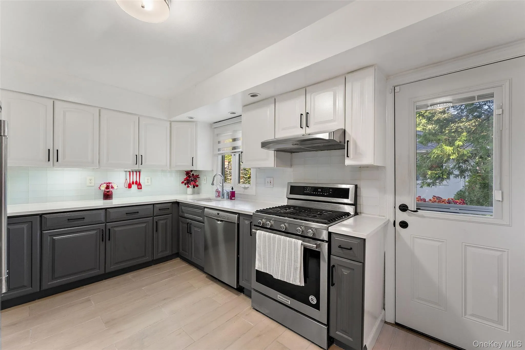 Updated kitchen with stainless steel appliances Updated kitchen with stainless steel appliances