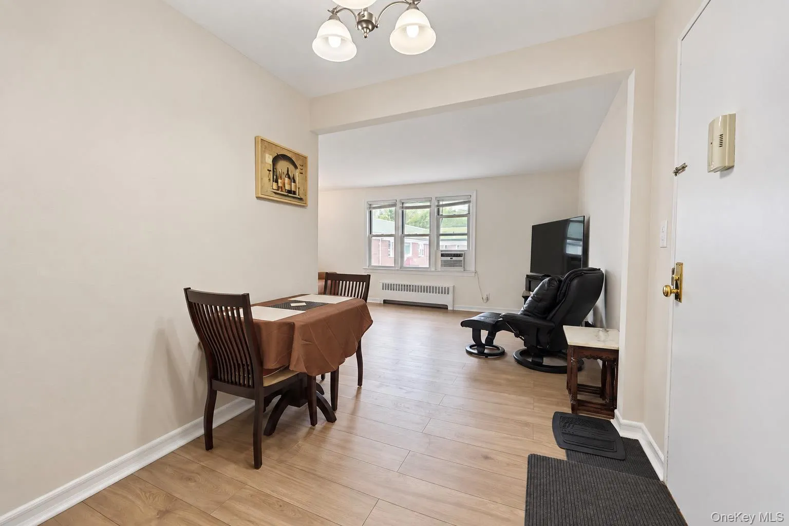 And Dining Area - New Fire Rated Entrance Door And Dining Area - New Fire Rated Entrance Door