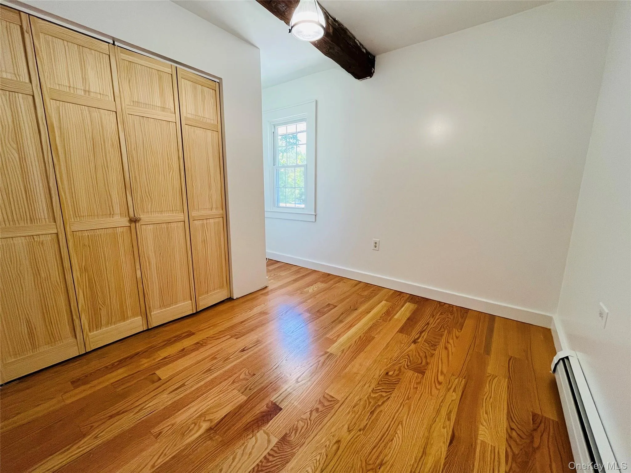 Hardwood floor and large closet Hardwood floor and large closet