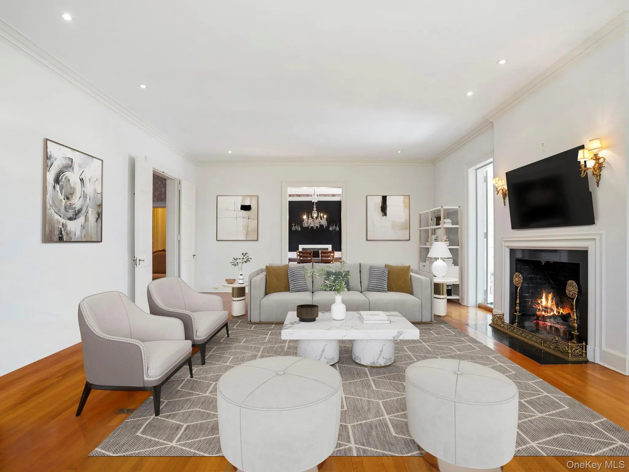 Virtually Staged Living Room. Virtually Staged Living Room.