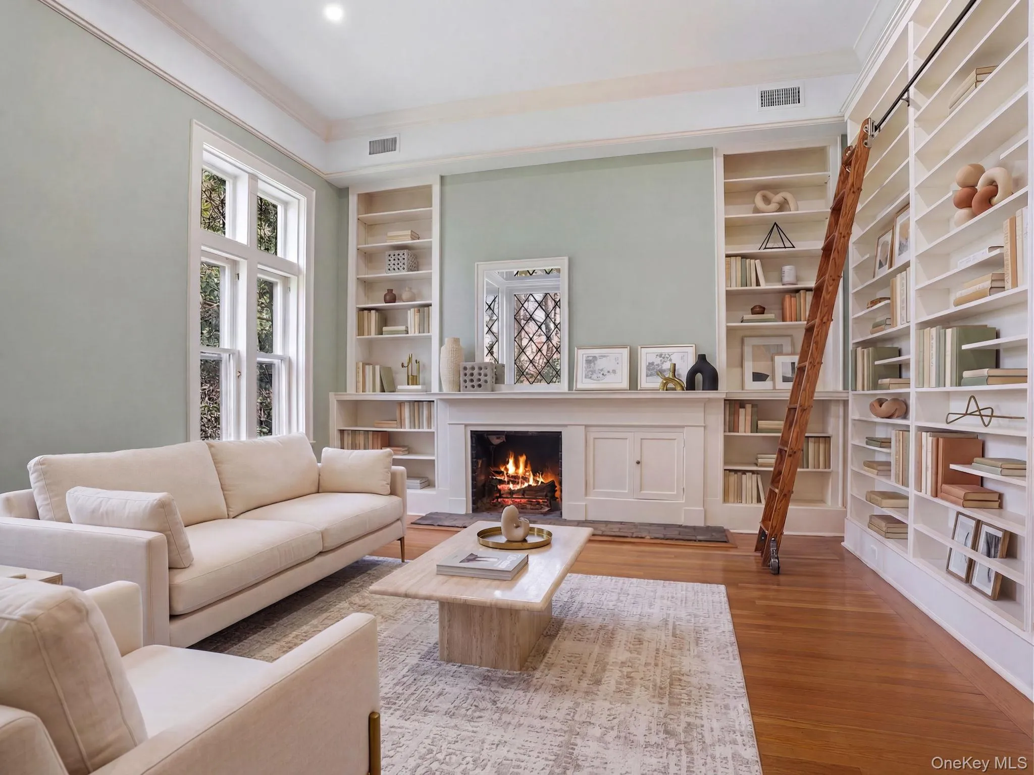 Virtually Staged Library. Virtually Staged Library.