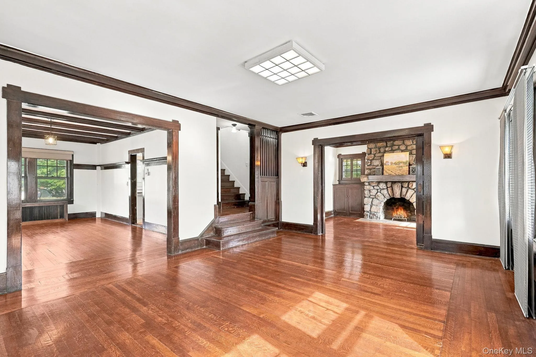Elegant wood floors throughout. Elegant wood floors throughout.