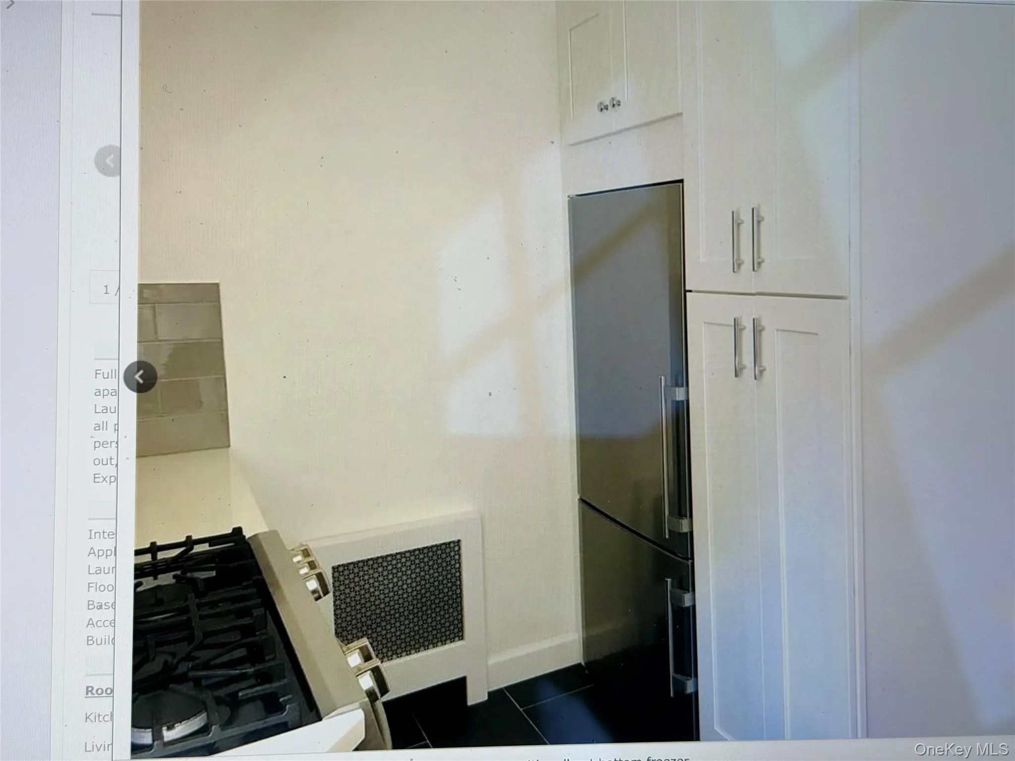 Low profile refrigerator. Low profile refrigerator.