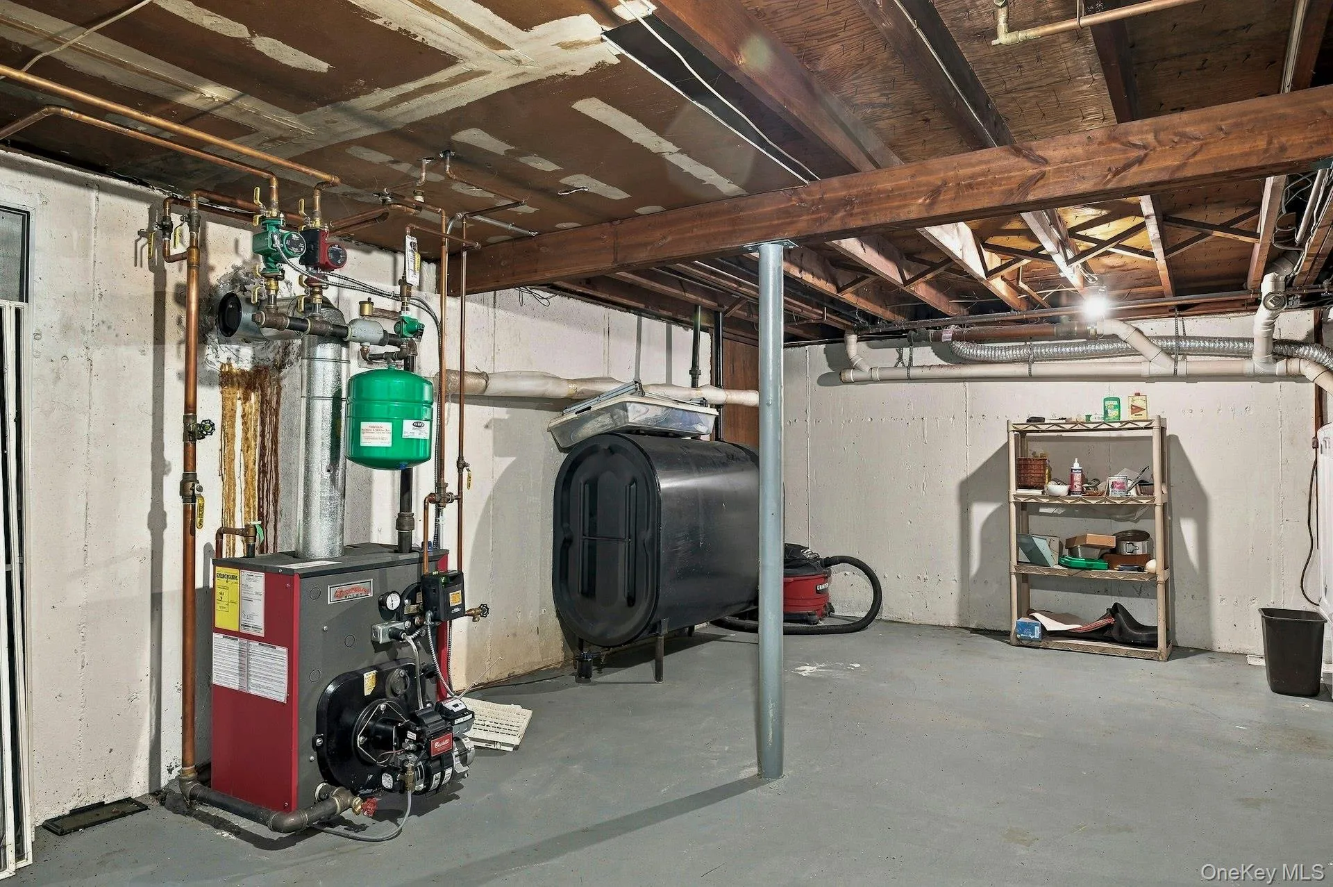 Oil heat, tank in house Oil heat, tank in house