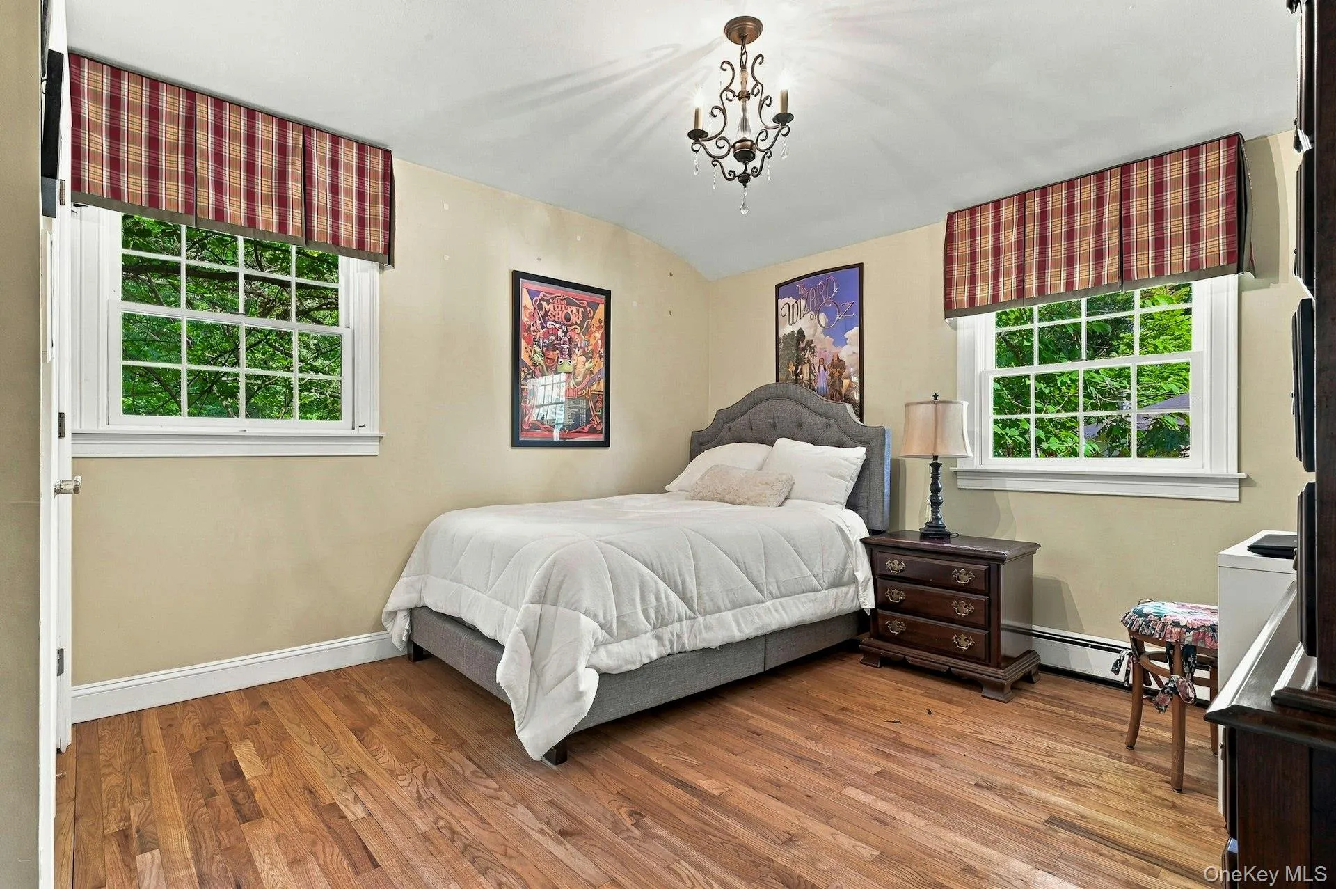 On second floor with hardwood flooring. On second floor with hardwood flooring.