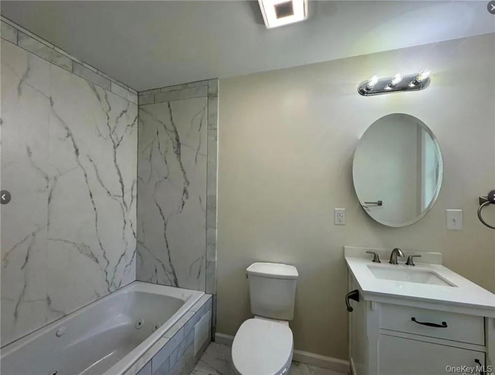 Bathroom with vanity and toilet Bathroom with vanity and toilet