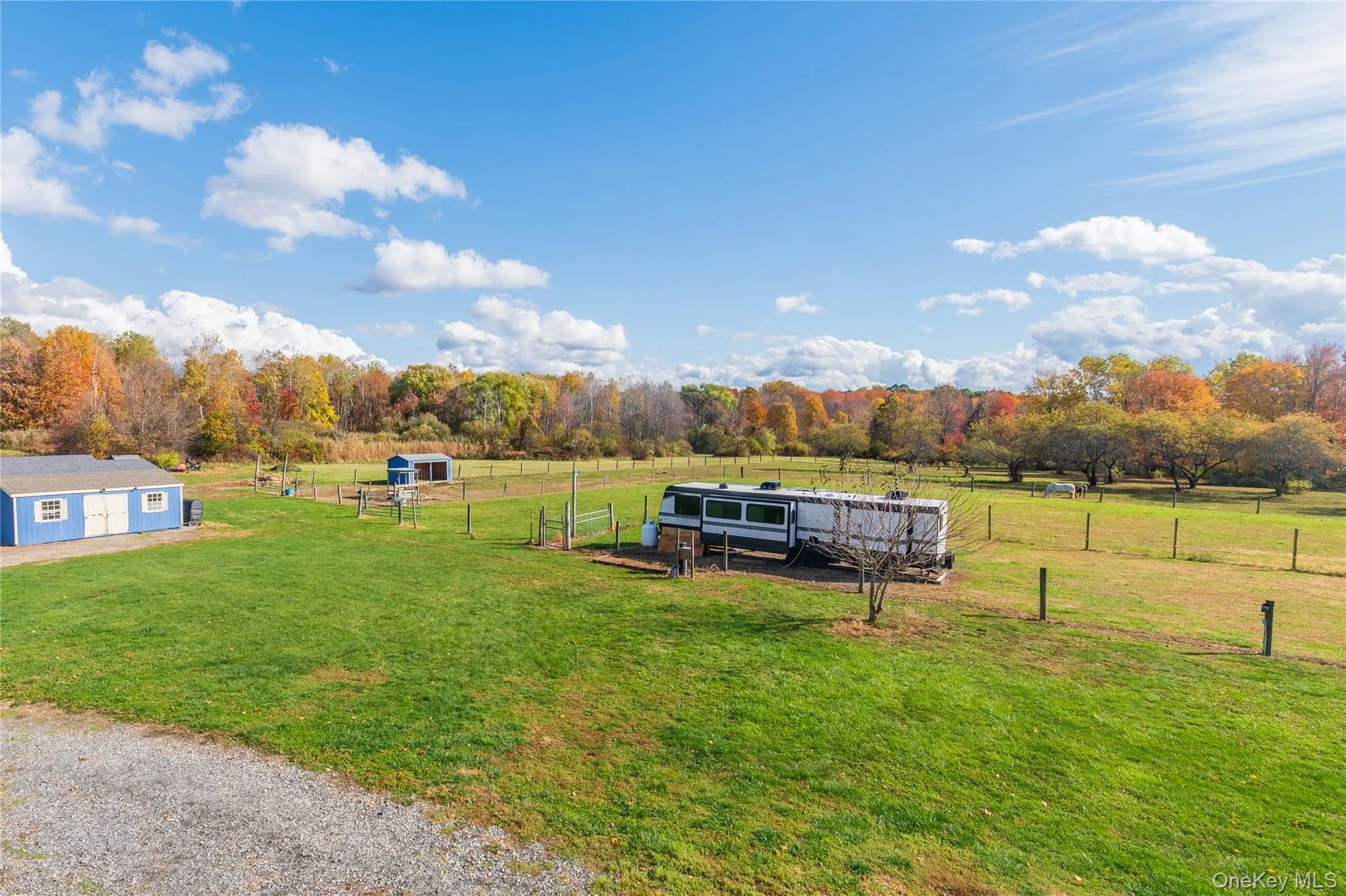 View of yard featuring a view of rural / pastoral area, an outdoor structure, a forest view, and exterior structure View of yard featuring a view of rural / pastoral area, an outdoor structure, a forest view, and exterior structure