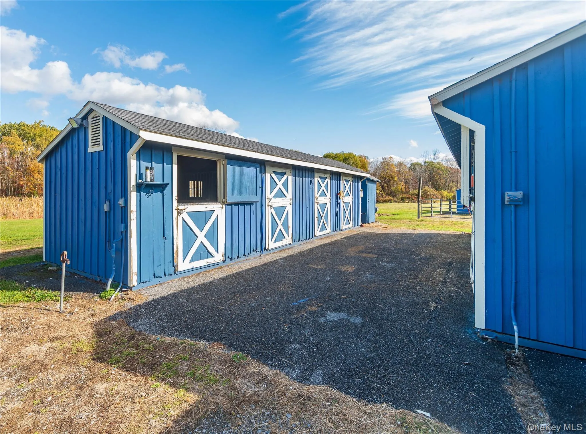 View of outdoor structure with an exterior structure View of outdoor structure with an exterior structure
