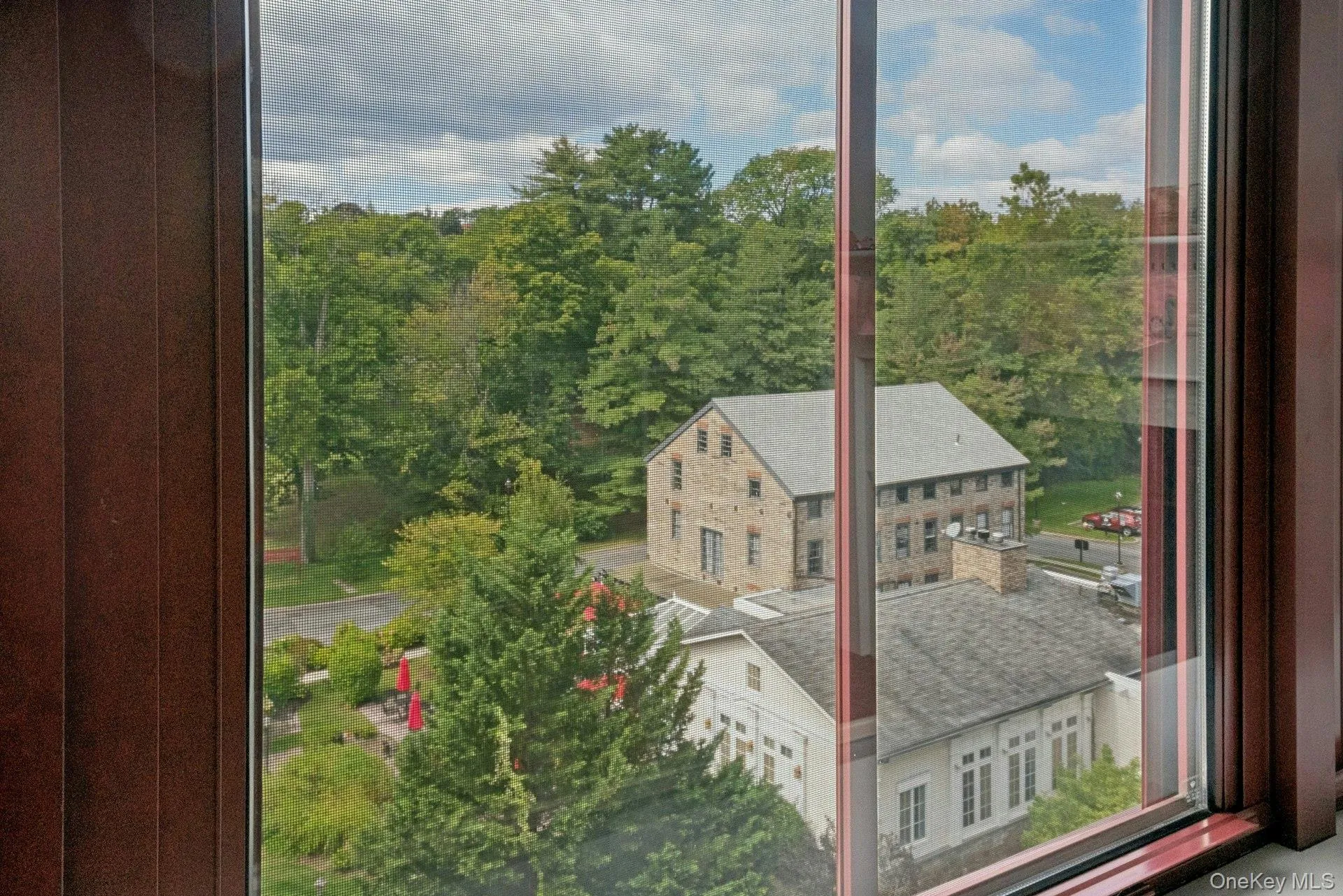Majestic window looking out to beautiful grounds and foliage. Majestic window looking out to beautiful grounds and foliage.
