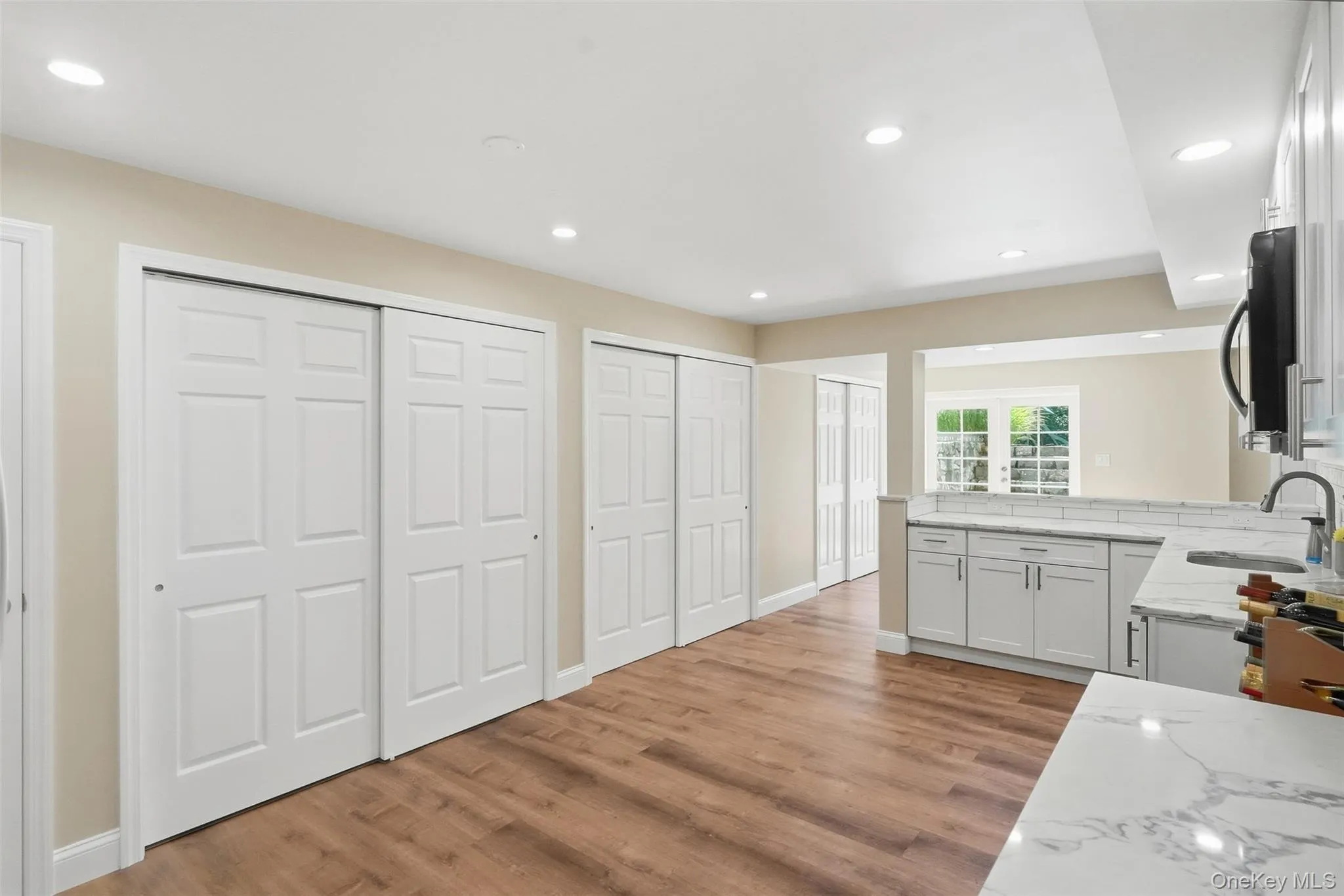 Finished basement with kitchen Finished basement with kitchen