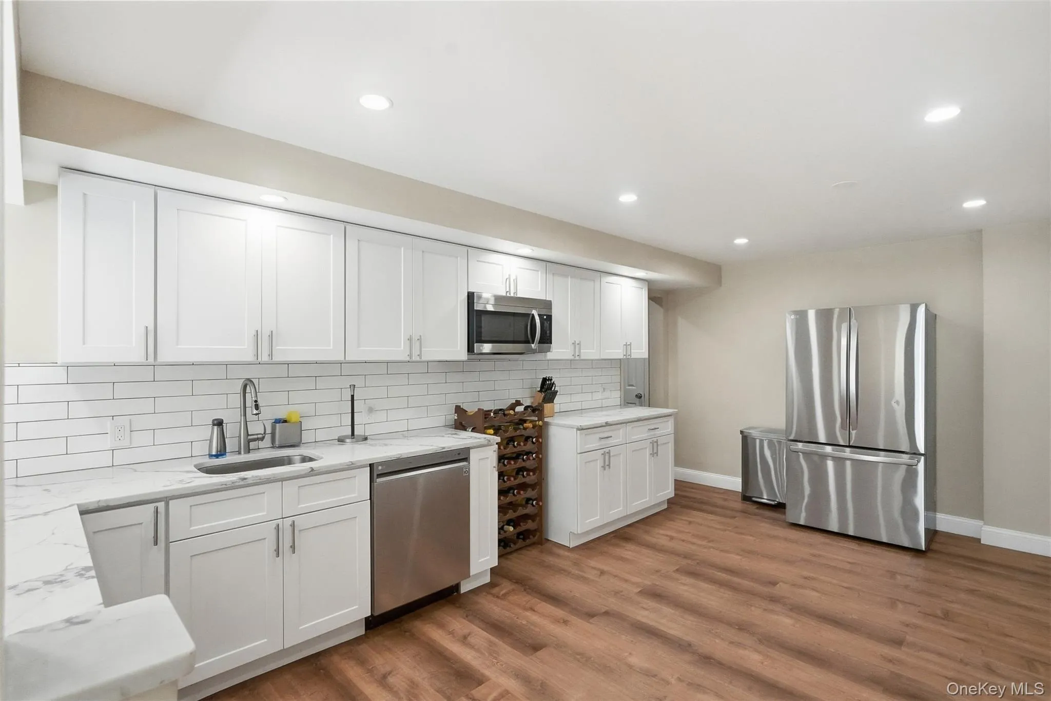Finished basement with kitchen Finished basement with kitchen