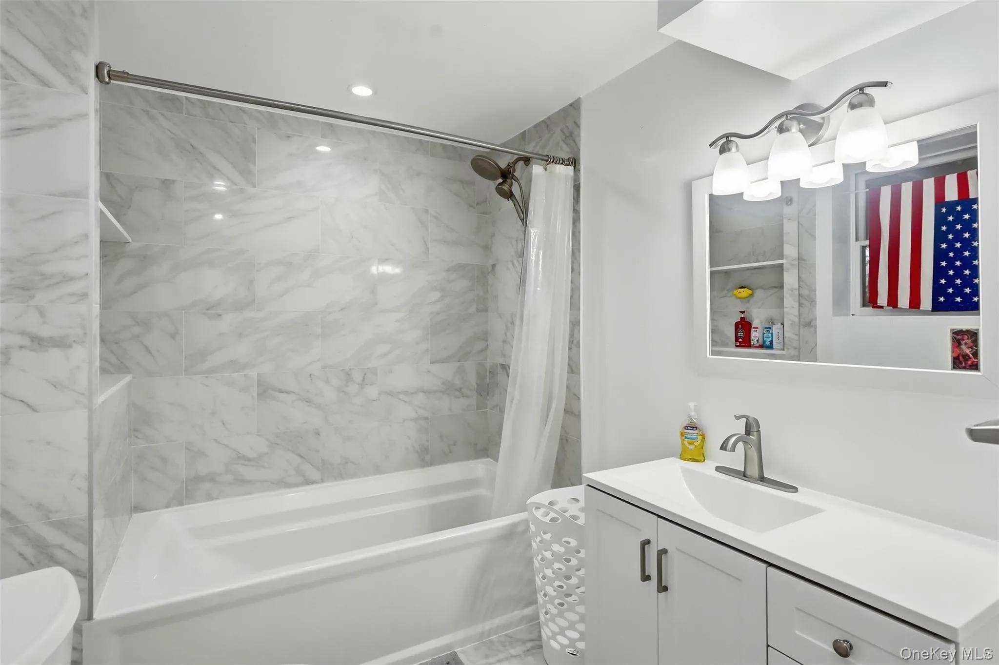 Finished basement with full bathroom Finished basement with full bathroom