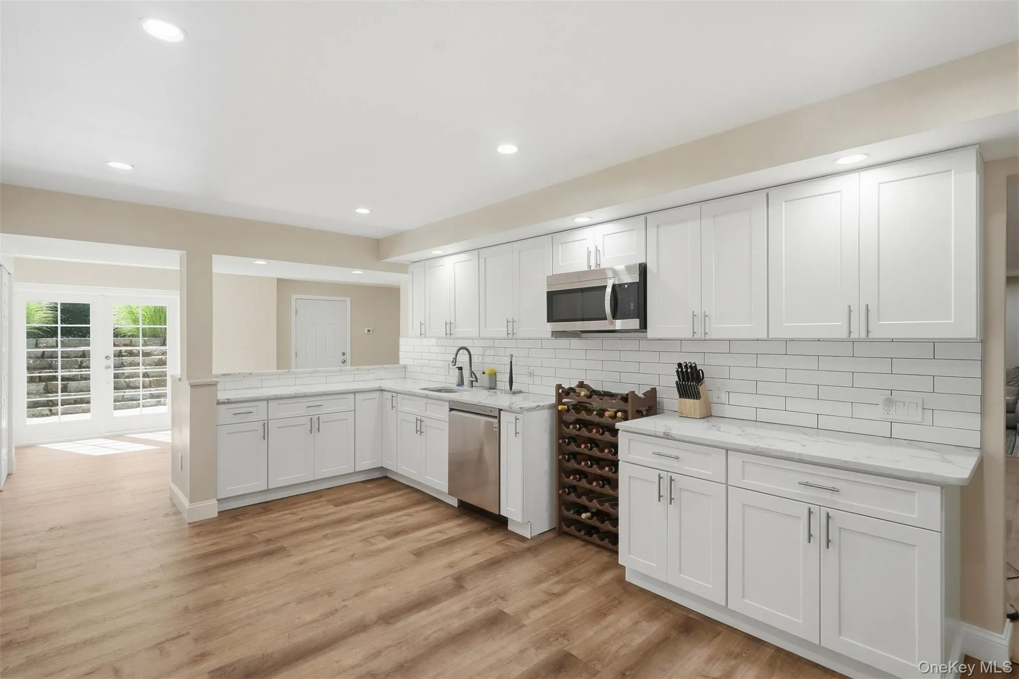 Finished basement with kitchen Finished basement with kitchen