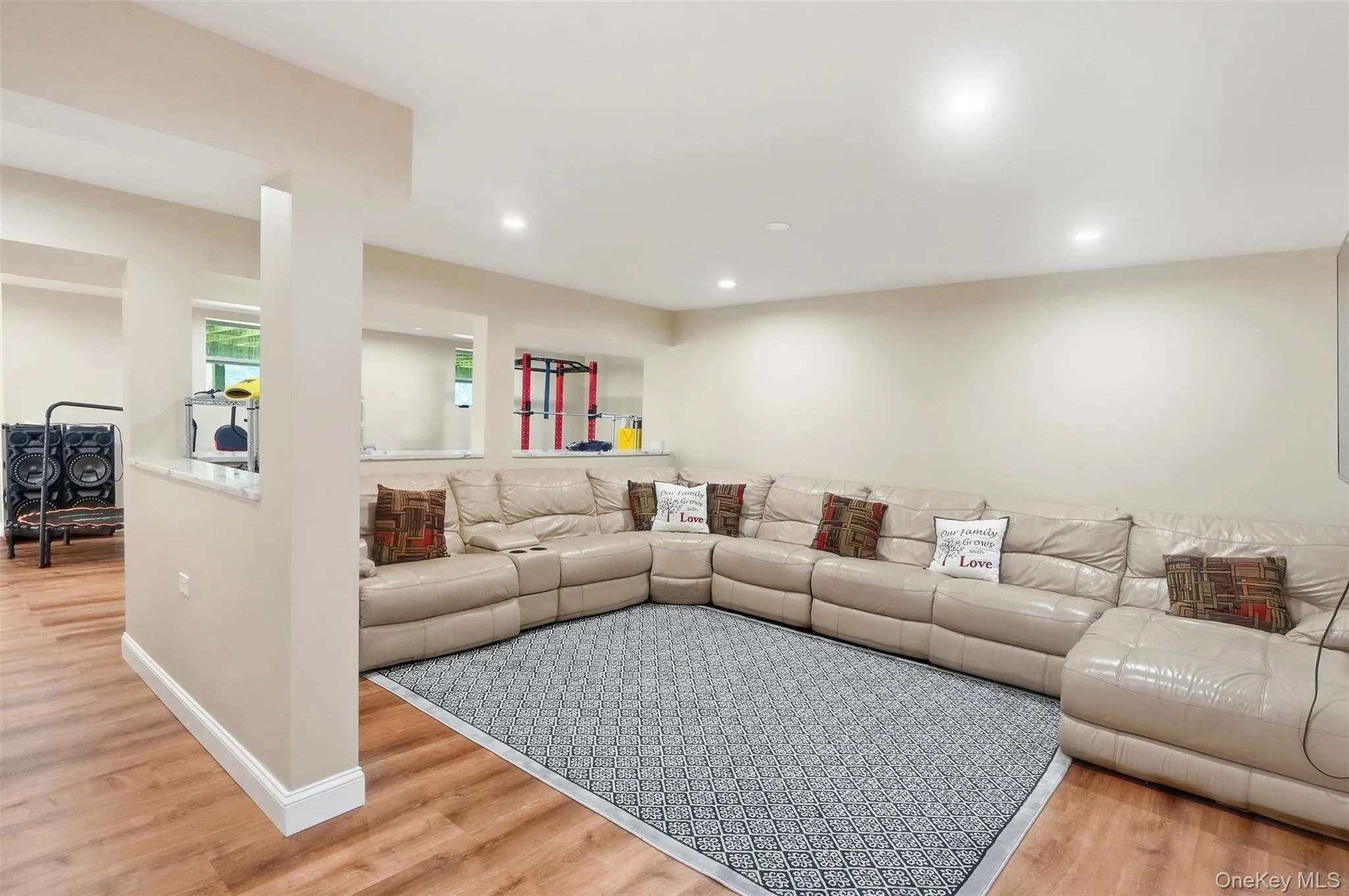 Finished basement Finished basement
