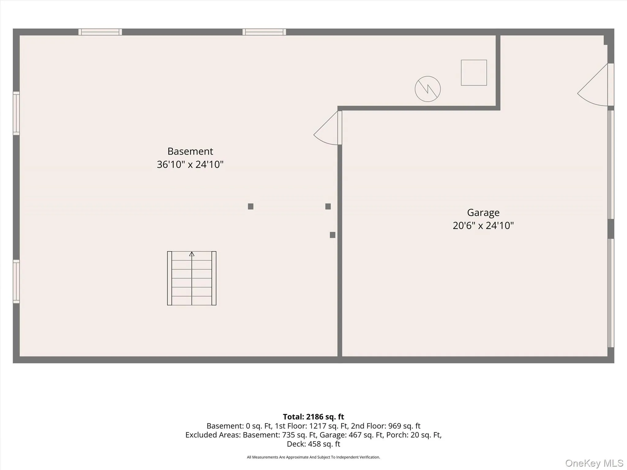 Basement and 2 car garage Basement and 2 car garage