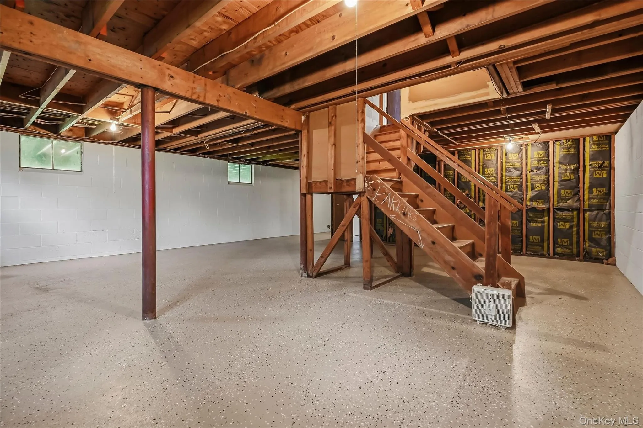 Finished flooring-how about a man cave or hobby area? Finished flooring-how about a man cave or hobby area?
