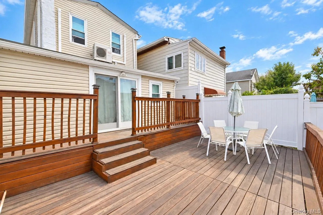 Back Deck and Backyard Back Deck and Backyard