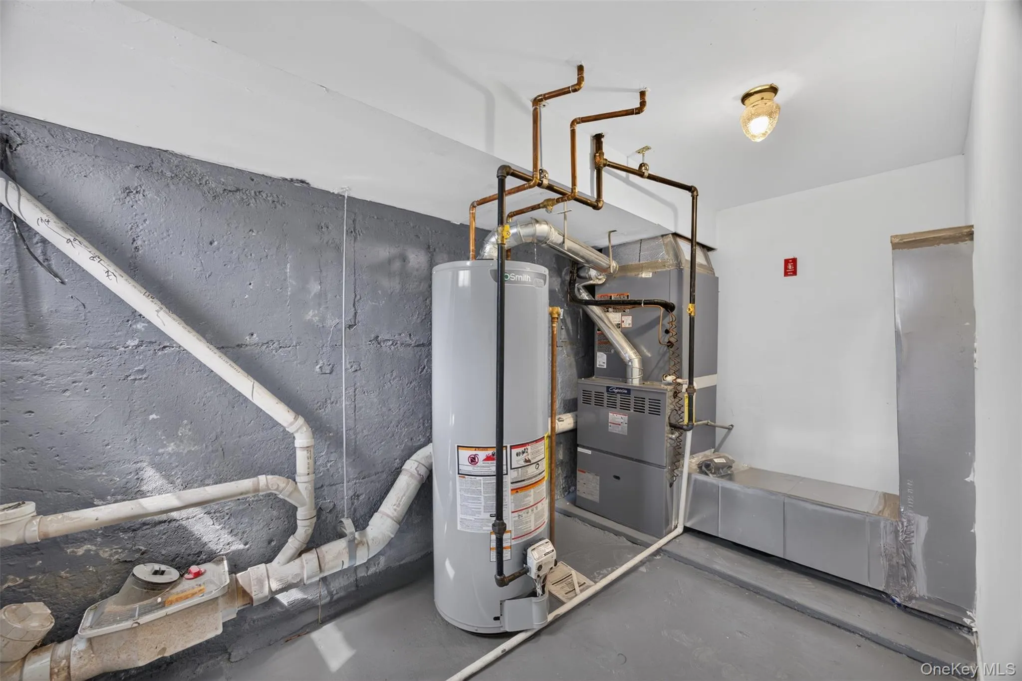 Water heater, furnace, and extensive copper piping Water heater, furnace, and extensive copper piping