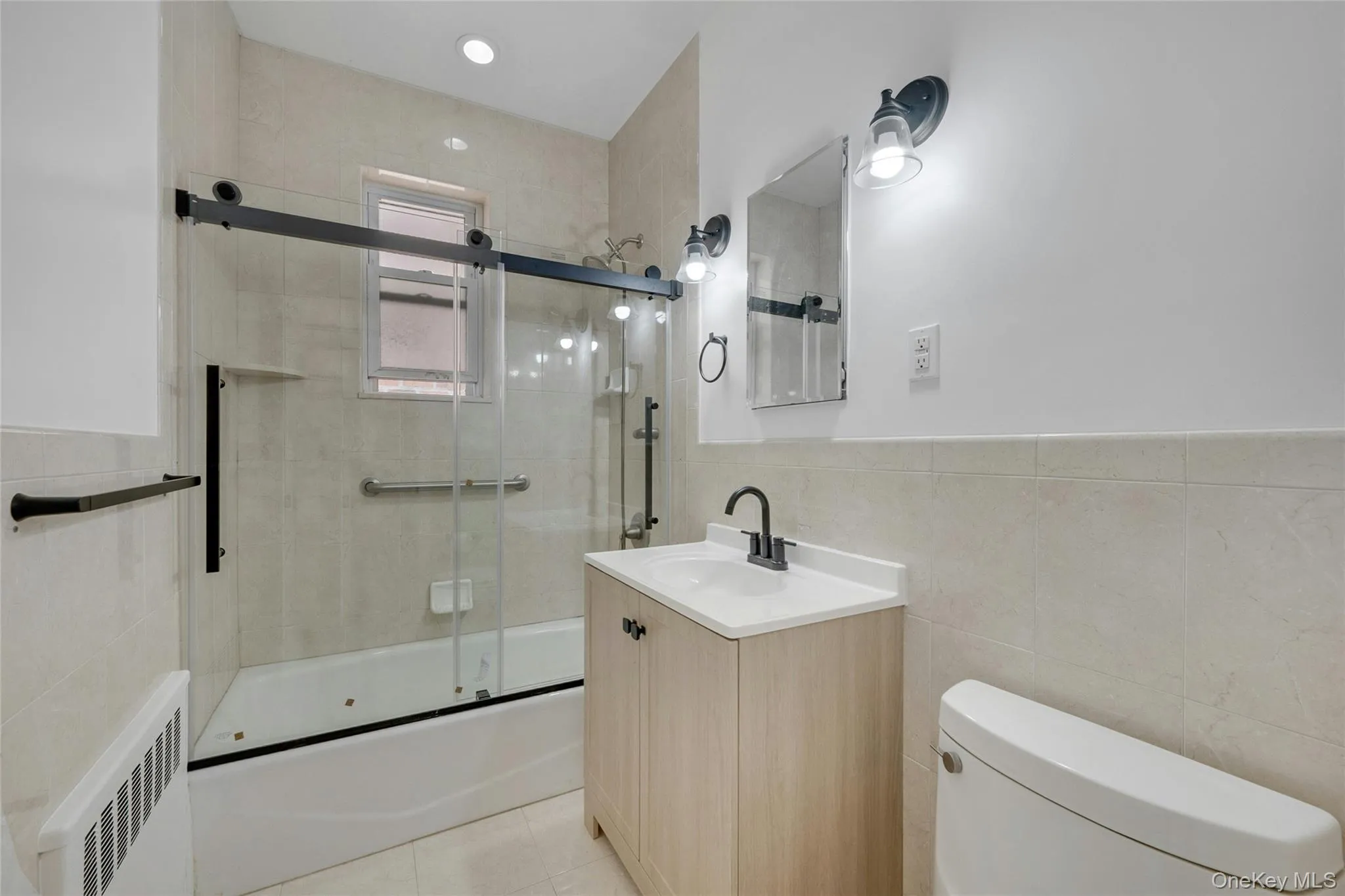 Totally renovated new modern, full bathroom on main floor. Totally renovated new modern, full bathroom on main floor.