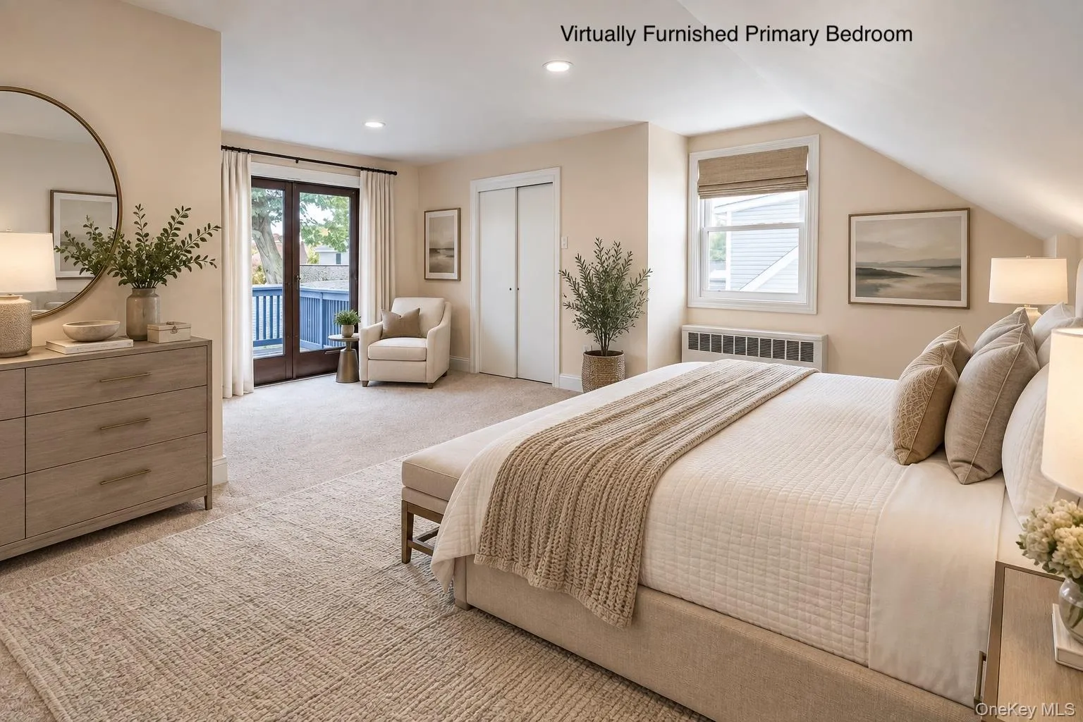 Primary bedroom Virtually Furnished Primary bedroom Virtually Furnished
