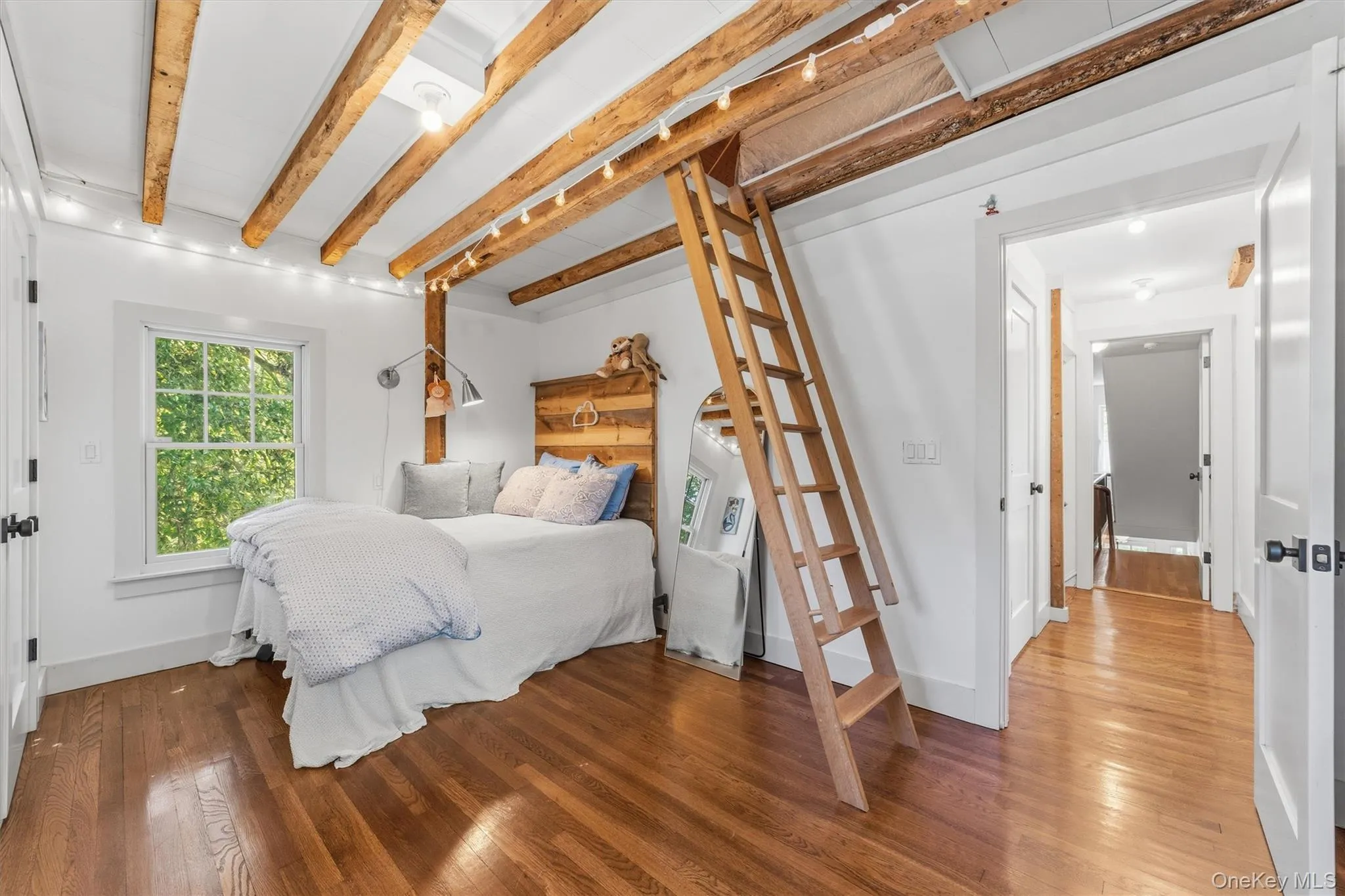 Bedroom with attic access Bedroom with attic access
