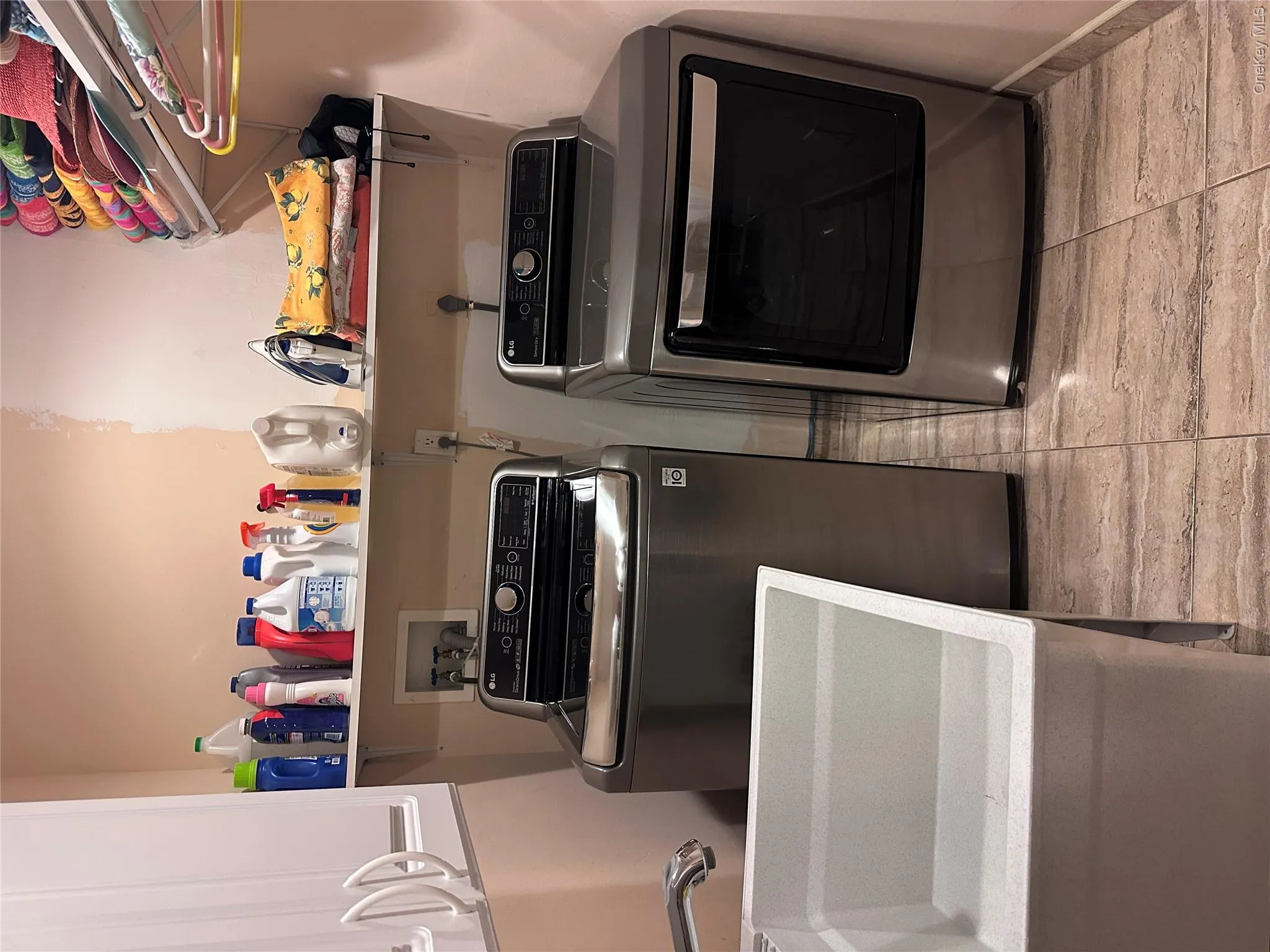 New LG washer and Dryer. Spacious Laundry room with large cedar closet adjoining New LG washer and Dryer. Spacious Laundry room with large cedar closet adjoining