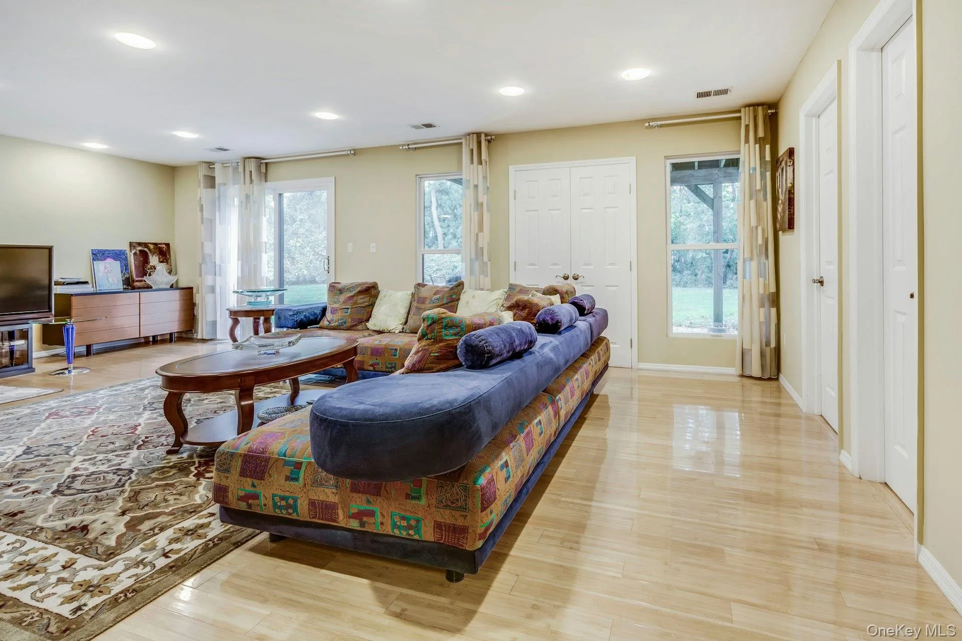 Family Room with lots of closets and storage Family Room with lots of closets and storage