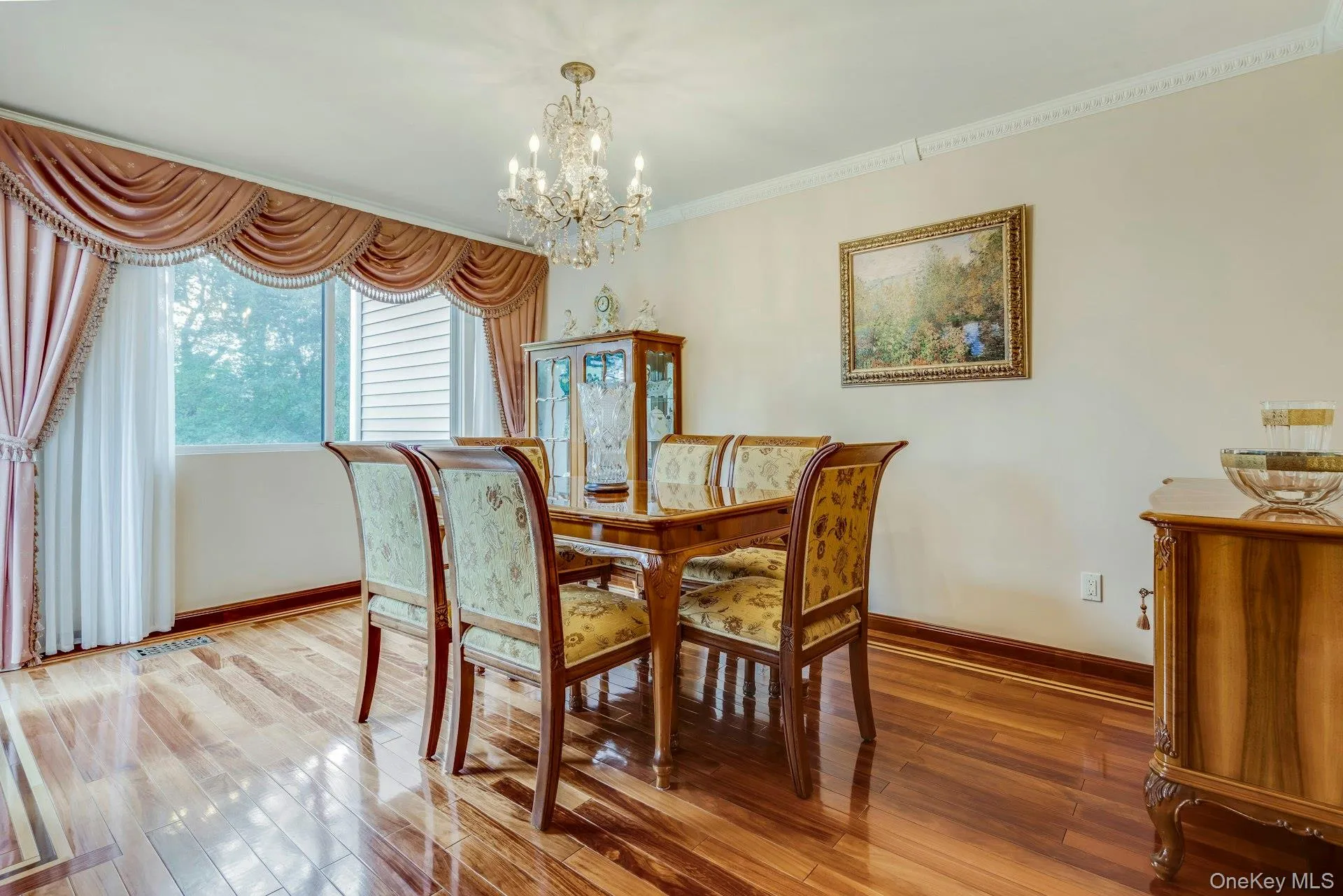 Dining room with doors to trex deck Dining room with doors to trex deck