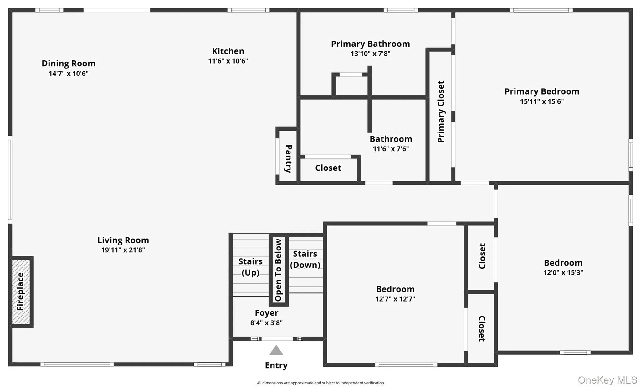 Open Floorplan upstairs with 3 large bedrooms and 2 full baths Open Floorplan upstairs with 3 large bedrooms and 2 full baths