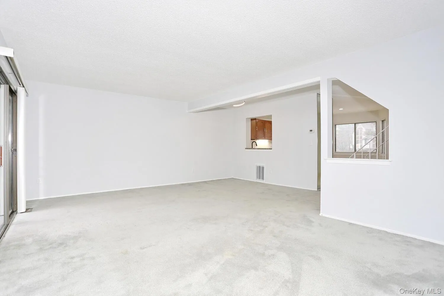 The carpeting has been replace with laminate flooring. The carpeting has been replace with laminate flooring.