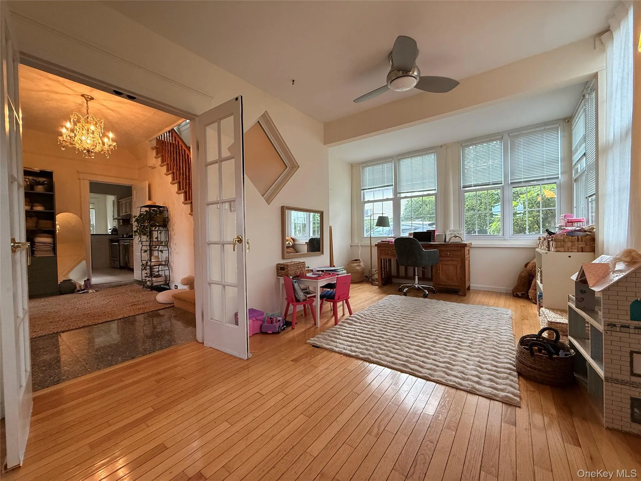 Entrance to the home, used as office/playroom Entrance to the home, used as office/playroom