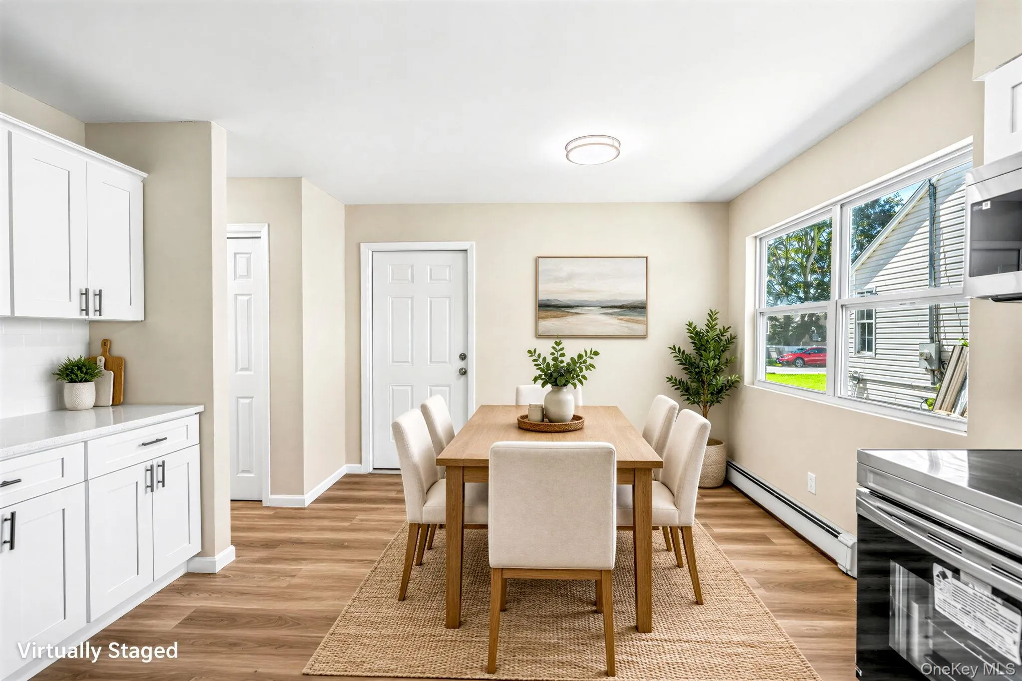 Virtually Staged Eat In Kitchen Area Virtually Staged Eat In Kitchen Area