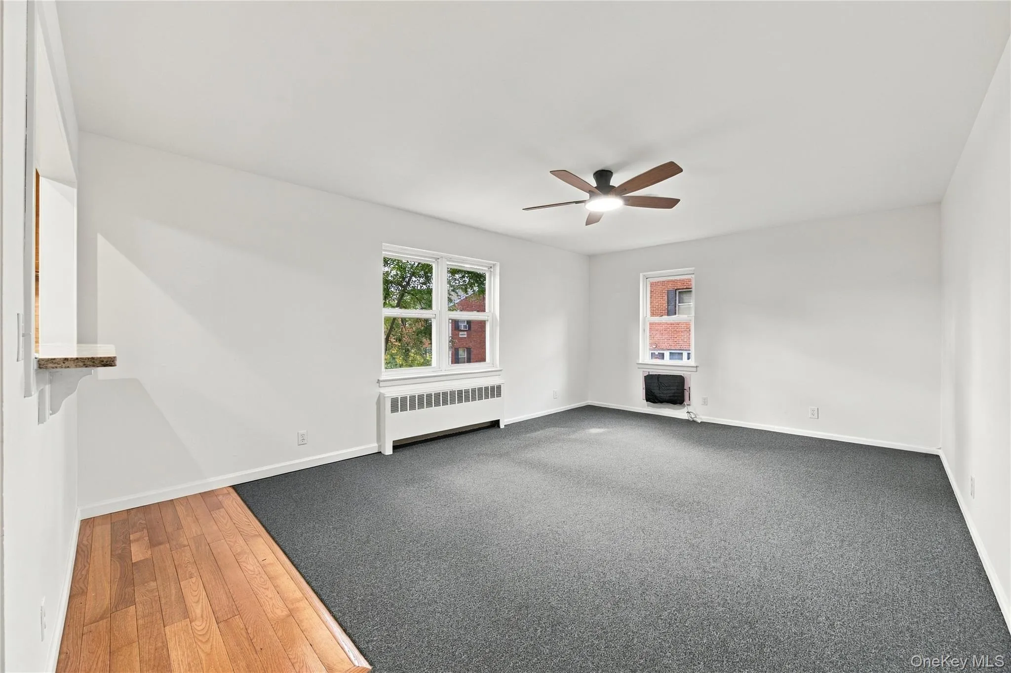 Open and bright living/dining room. Open and bright living/dining room.