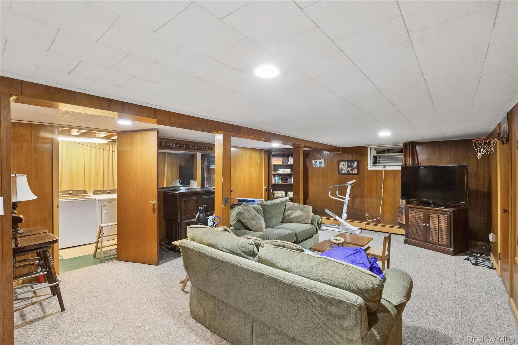 Finished Rec area in basement Finished Rec area in basement