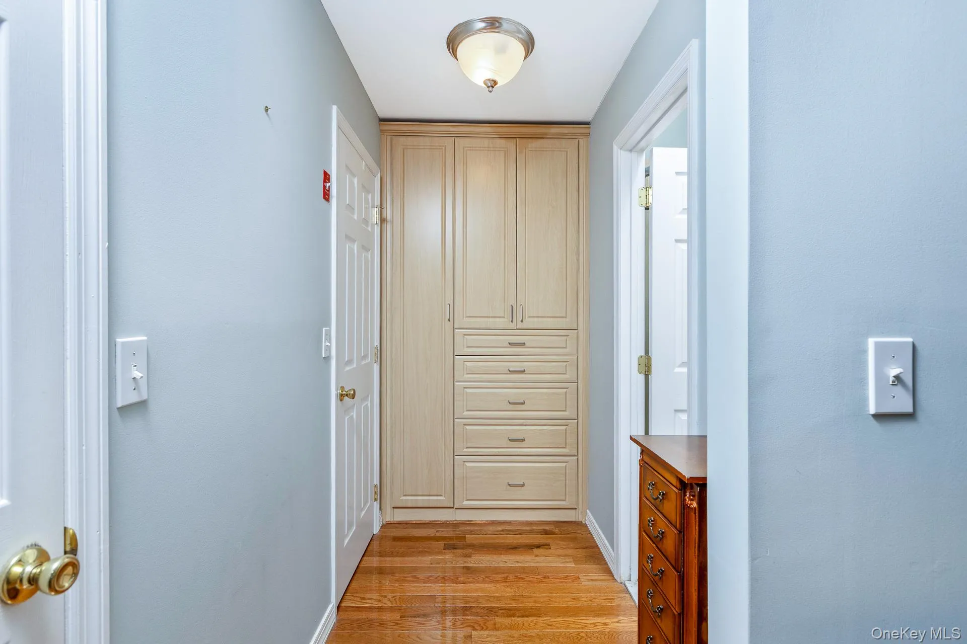 Dressing Area- Two Walk In Closets, Built in Bureau Dressing Area- Two Walk In Closets, Built in Bureau