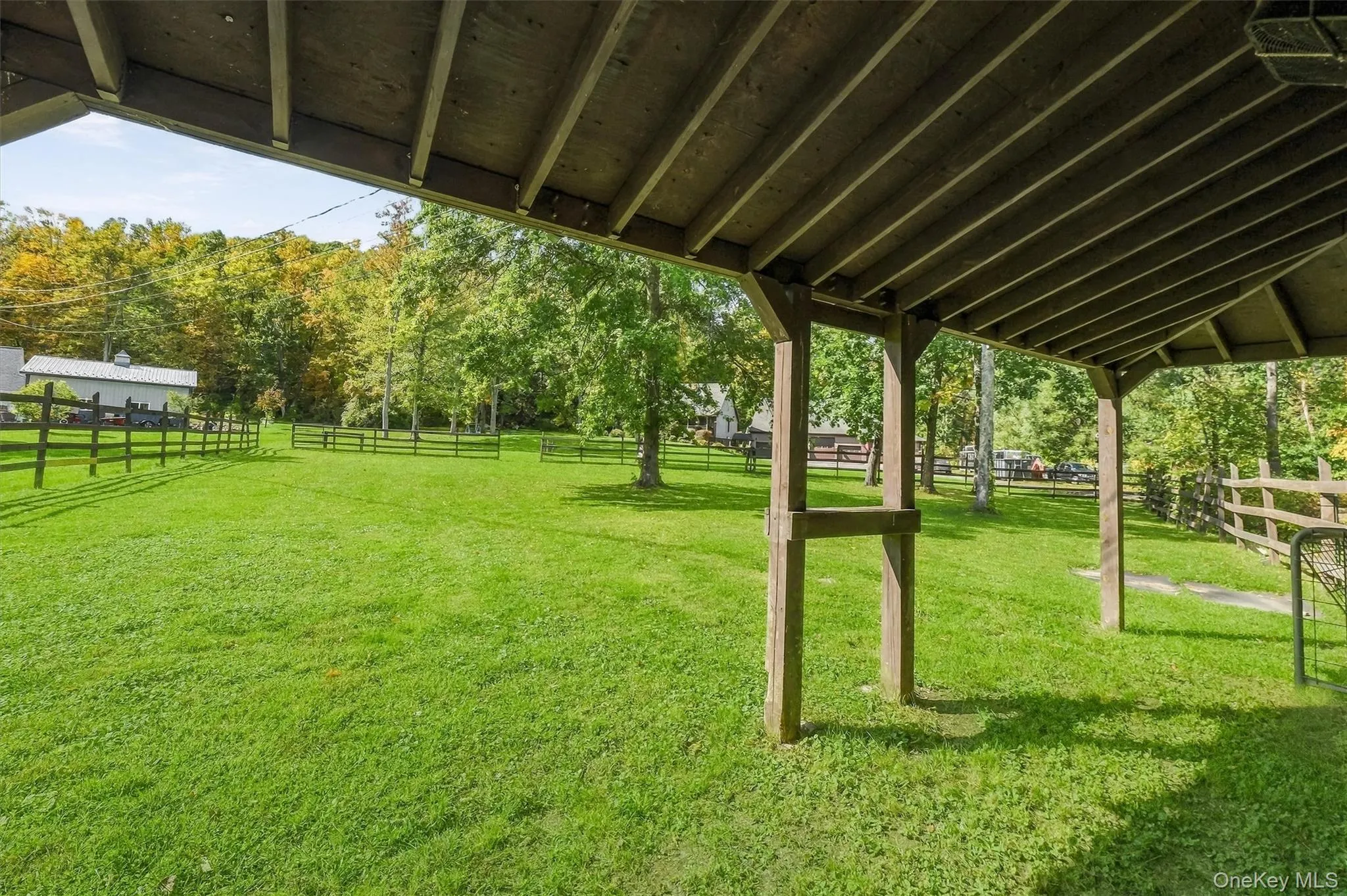 Shelter and shade trees make the paddock a comfy place for your 4 legged companions. Shelter and shade trees make the paddock a comfy place for your 4 legged companions.