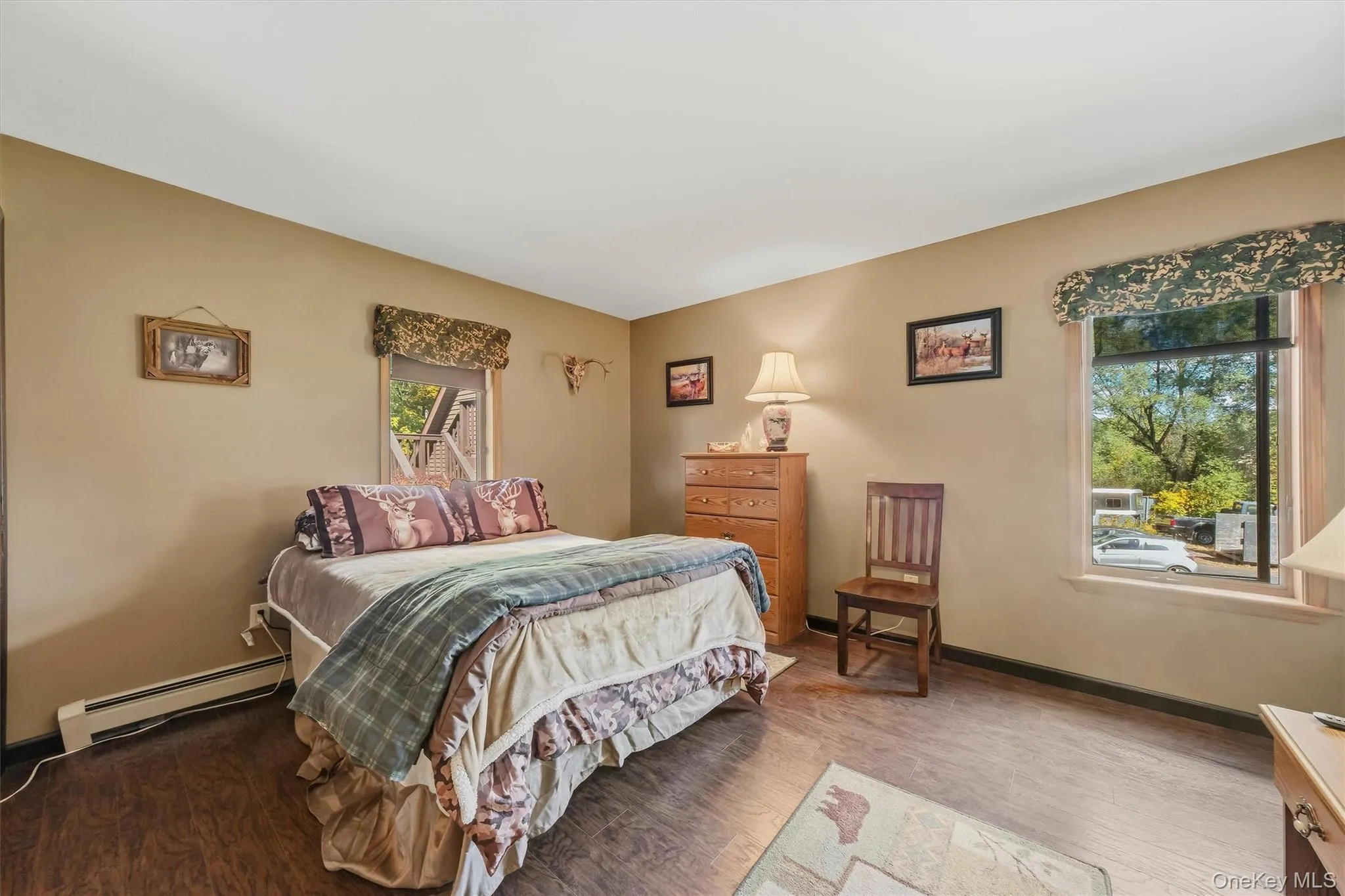 Large first floor bedroom has generous closet space, LVP floors and plenty of light. Large first floor bedroom has generous closet space, LVP floors and plenty of light.