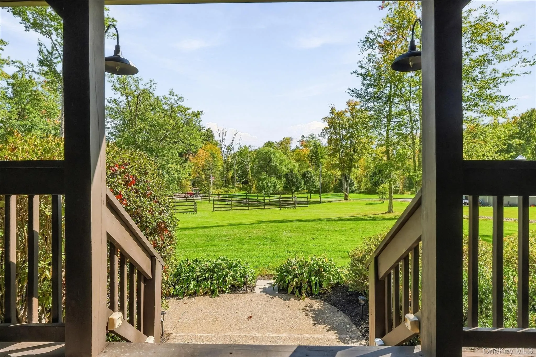 View from the front porch. Imagine having a cup of coffee while watching your horses graze. View from the front porch. Imagine having a cup of coffee while watching your horses graze.
