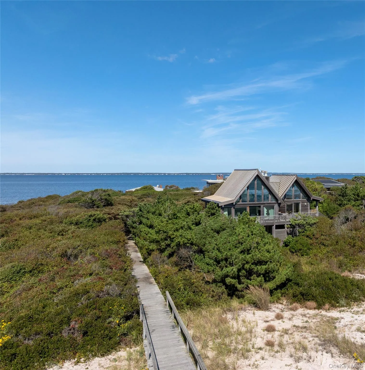 with boardwalk to the ocean. with boardwalk to the ocean.