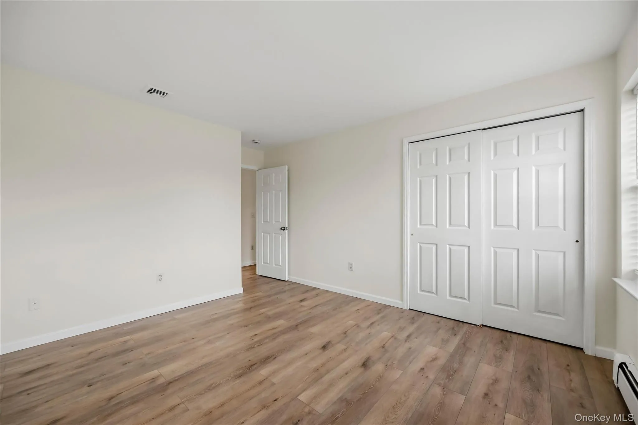 More than enough room for a full bedroom setup, with substantial closet space built in. More than enough room for a full bedroom setup, with substantial closet space built in.