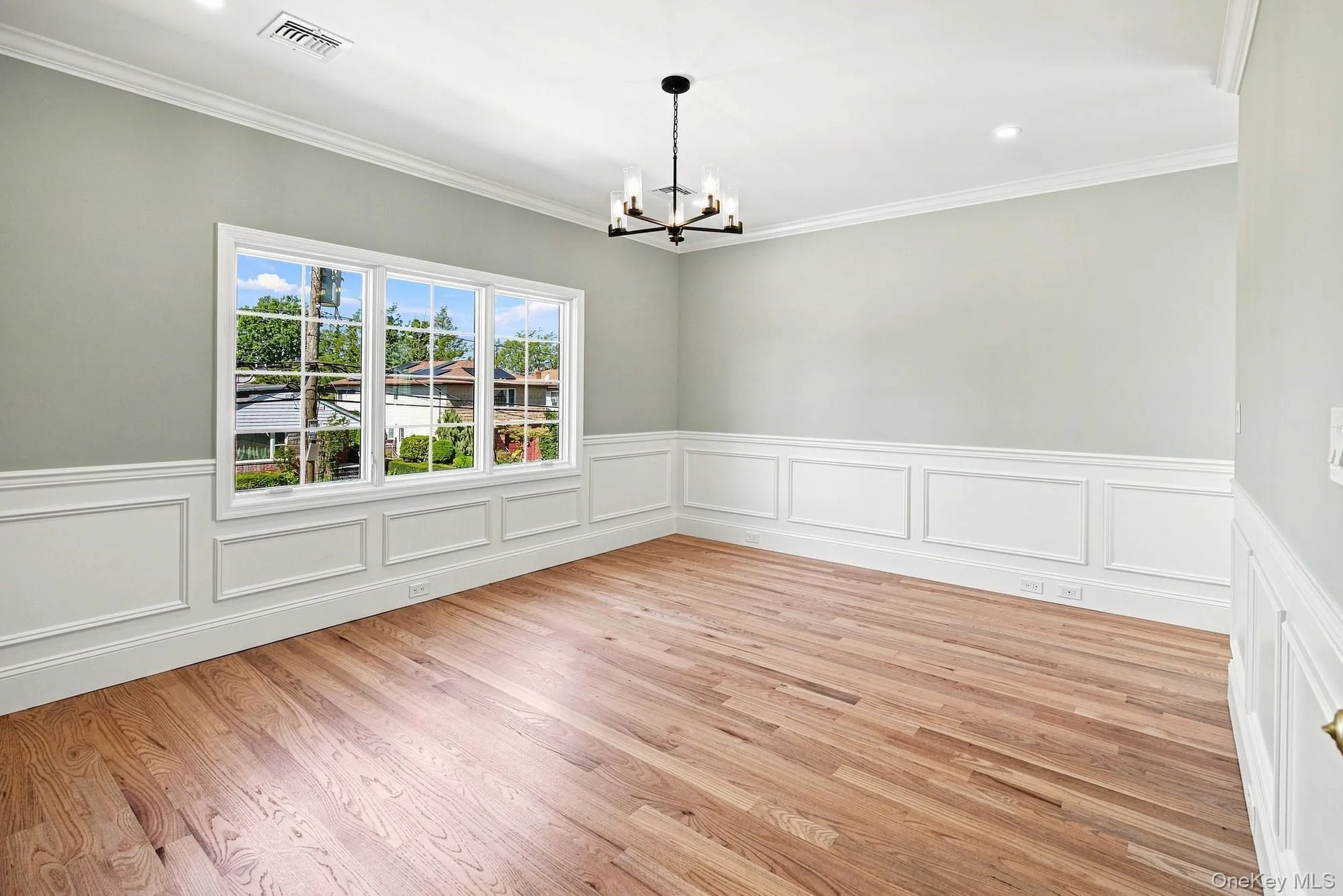 Hardwood flooring, crown molding, wainscoting, recessed lighting. Hardwood flooring, crown molding, wainscoting, recessed lighting.
