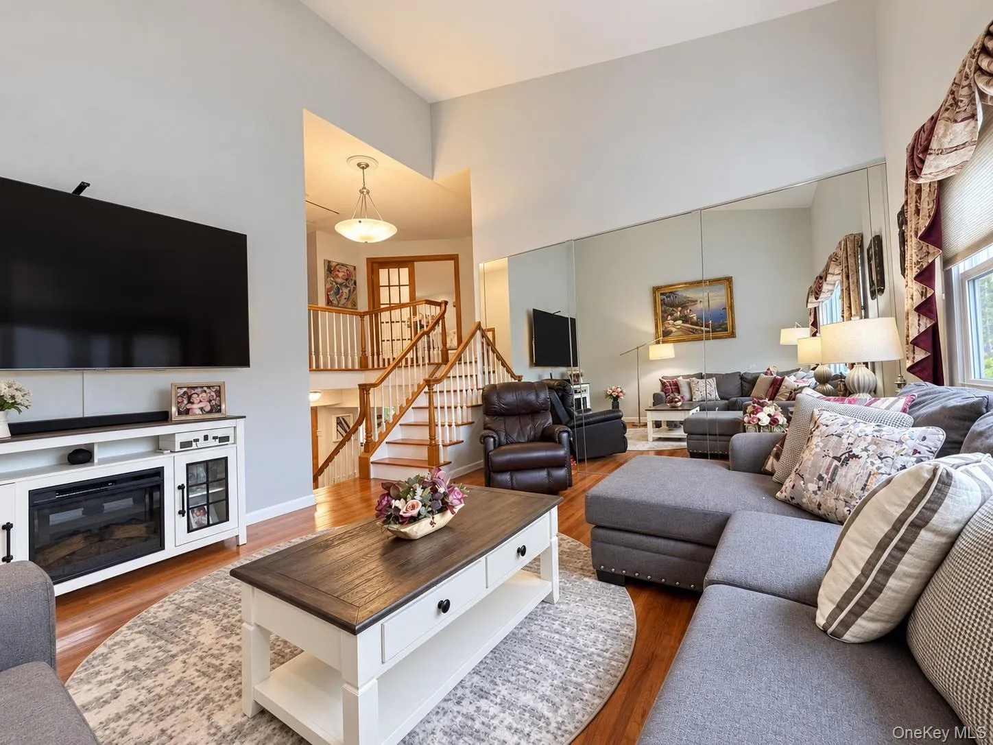 Living room/great room Cathedral ceilings Living room/great room Cathedral ceilings