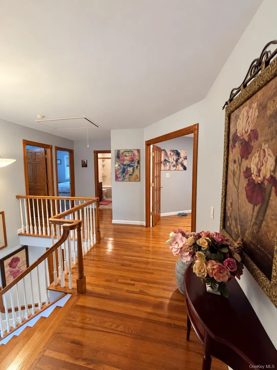 Upstairs foyer Upstairs foyer