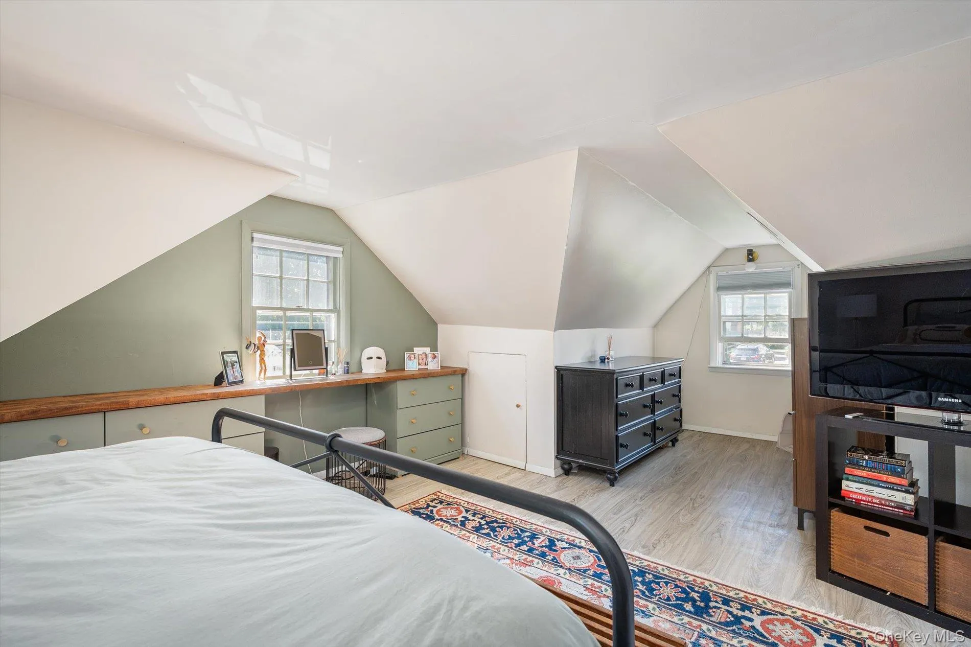 Upstairs bedroom. Upstairs bedroom.